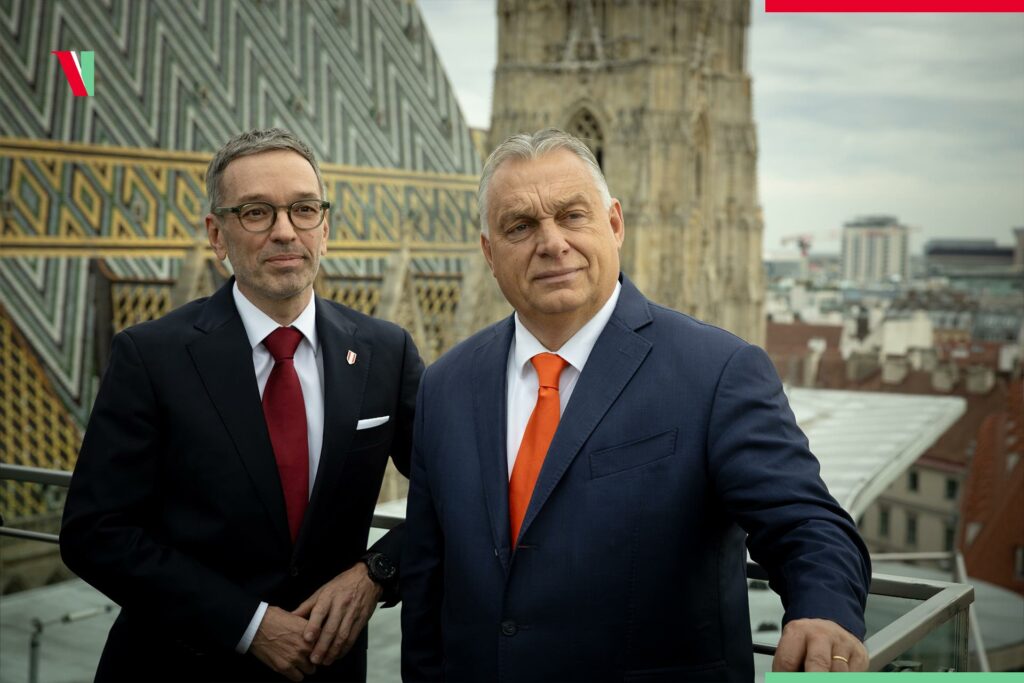 Orbán and Austria’s Kickl sign Vienna declaration for ‘patriotic’ European reform