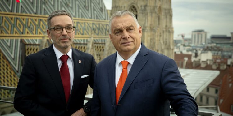 Orbán and Austria’s Kickl sign Vienna declaration for ‘patriotic’ European reform