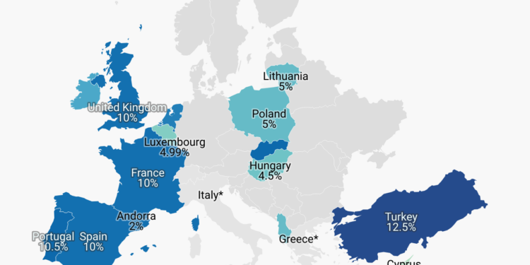 Patent Box Regimes in Europe, 2024