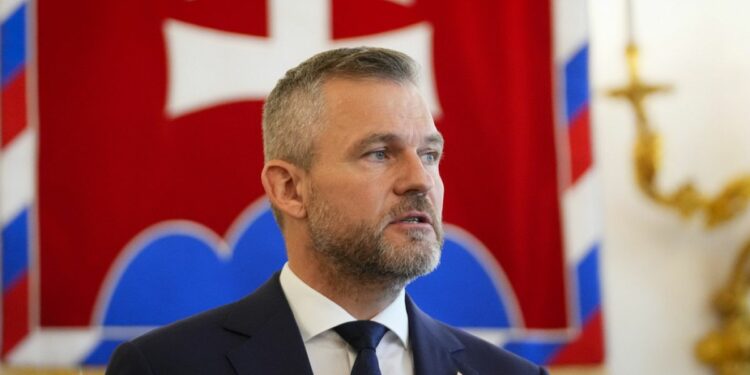 Peter Pellegrini is sworn in as Slovakia's new president