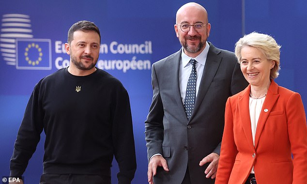 Migration will dominate an EU leaders' summit in Brussels today, after European Commission president Ursula von der Leyen (right) called for 'innovative ways to counter illegal migration'.