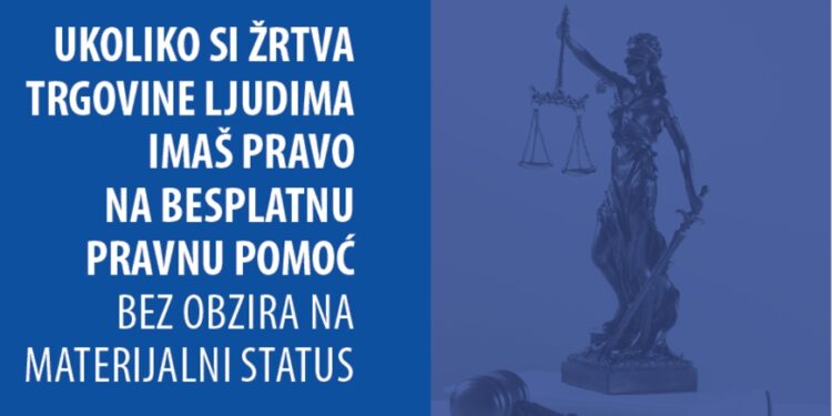 Raising awareness on free legal aid for human trafficking victims in Montenegro