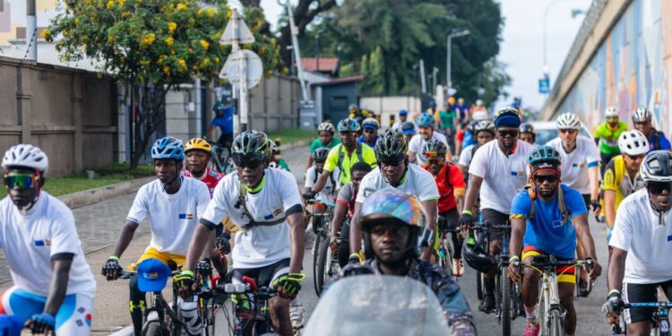 “Ride with Team Europe” event ends successful in Accra