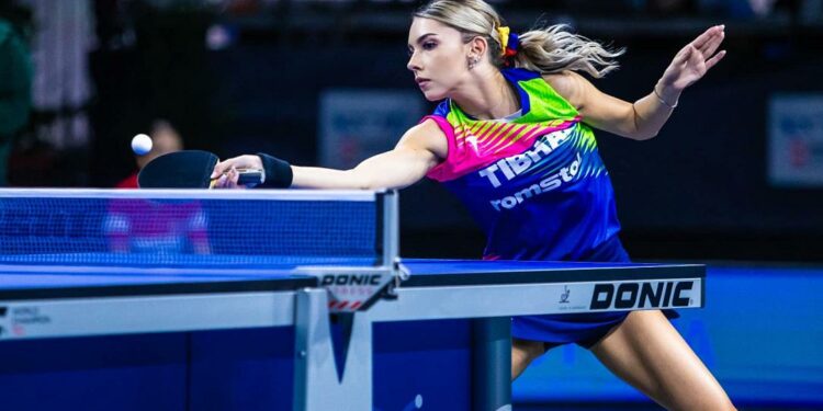 Romanian Bernadette Szocs wins two silver medals at European Individual Table Tennis Championships