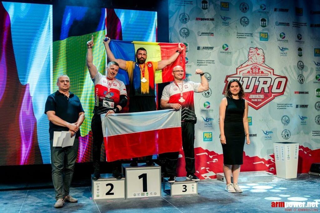 Romanian arm wrestler wins two medals at IFA World Championship in Greece