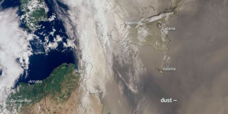 Saharan dust cloud causes air pollution across southern Europe