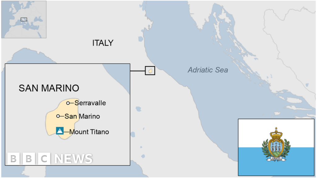 Map of San Marino