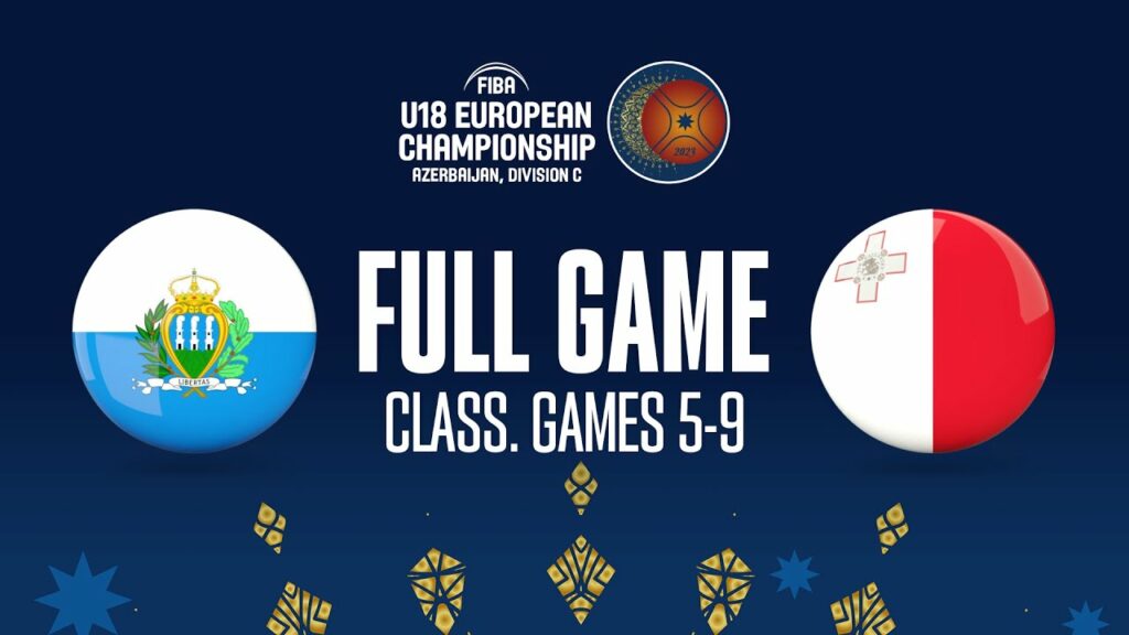 San Marino v Malta | Full Basketball Game | FIBA U18 European Championship 2023 - FIBA U18 European Championship 2023, Division C