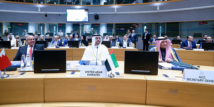 Sheikh Maktoum leads UAE delegation to the inaugural GCC-EU Summit in Brussels