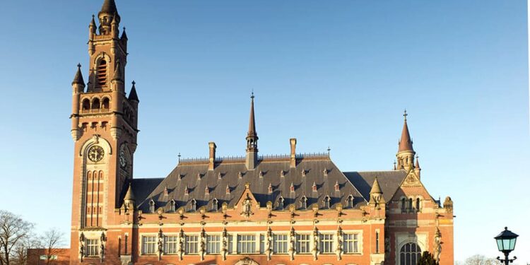 International Court of Justice, ICJ building, the Hague, Netherlands