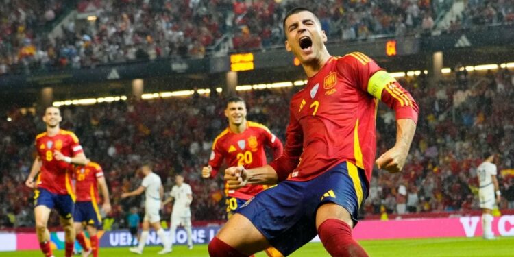 Spain Crush Serbia 3-0 To Book Place In UEFA Nations League Quarter-finals