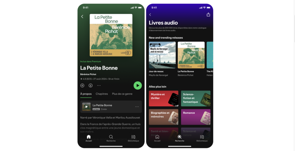 Spotify Expands Audiobooks to France and the Benelux Countries