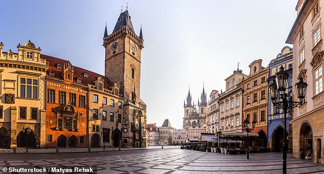 Prague officials are seeking 'a more cultured, wealthier tourist ¿ not one who comes for a short time only to get drunk' (file image)