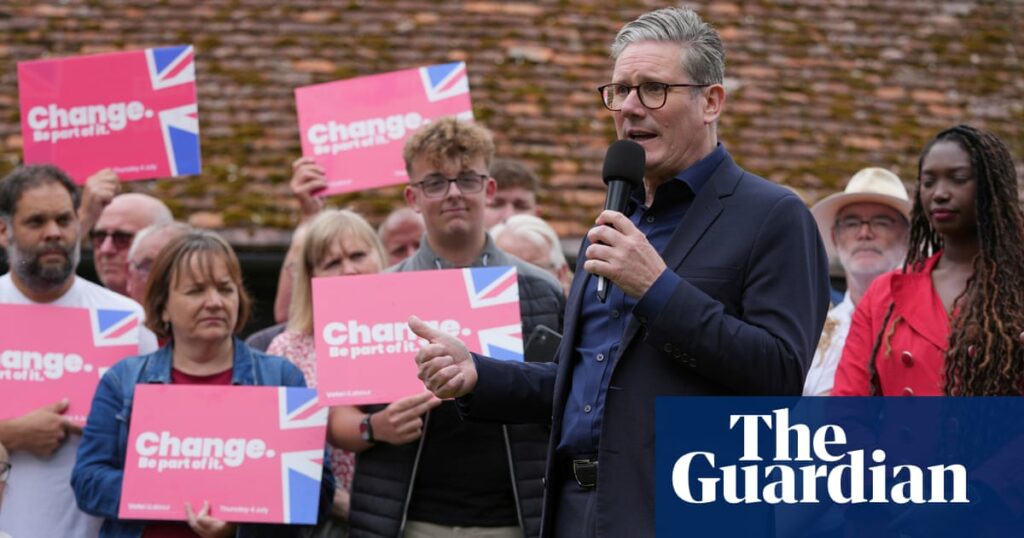 Starmer says far-right win in France would not stop Labour trying to forge better EU deal | General election 2024