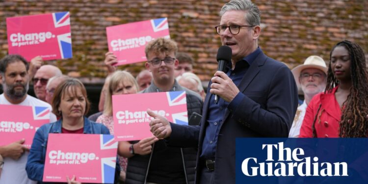 Starmer says far-right win in France would not stop Labour trying to forge better EU deal | General election 2024