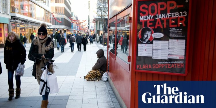 Swedish government accused of trying to ‘outlaw poverty’ over begging ban plans | Sweden