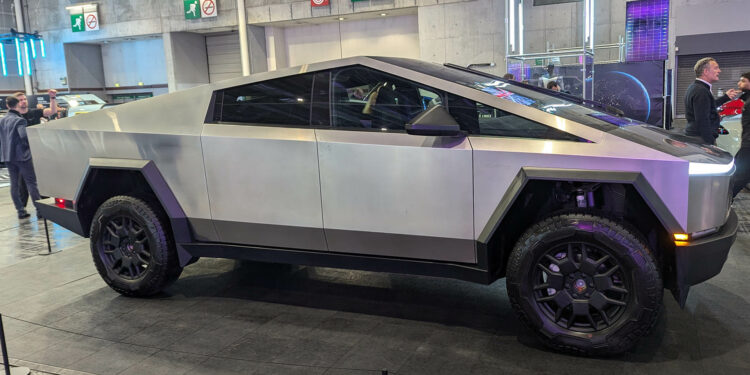 Tesla Cybertruck under criticism in Europe over road safety