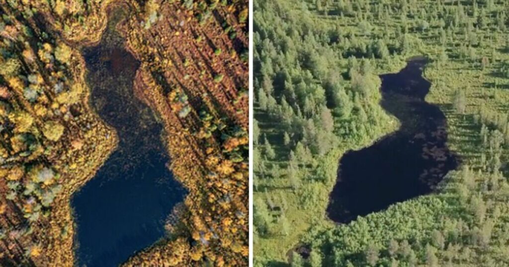 The beautiful lake that is the exact same shape as the country it is in | World | News