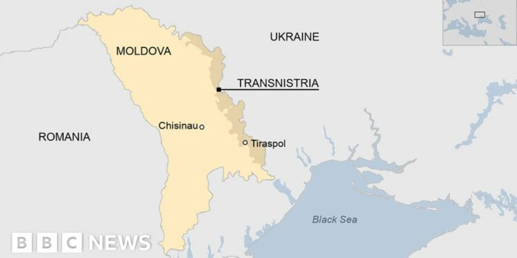 Transnistria map