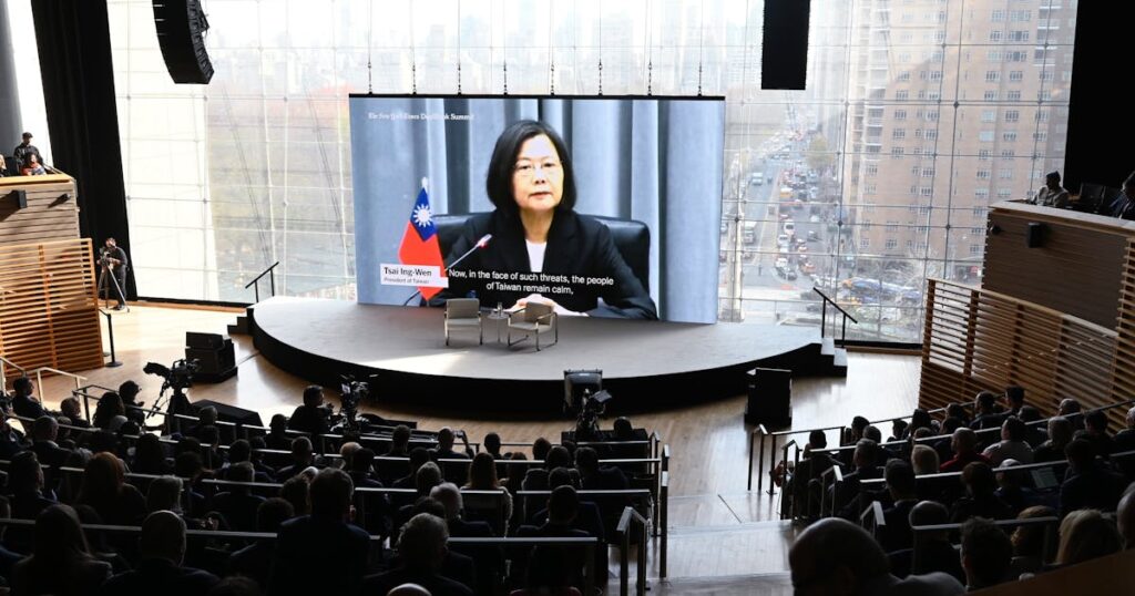 Tsai Addresses Europe, Bats For Peace Against “Authoritarian Aggression”
