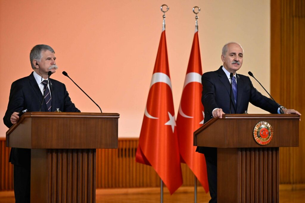 Turkish parliamentary speaker hails ties with Hungary