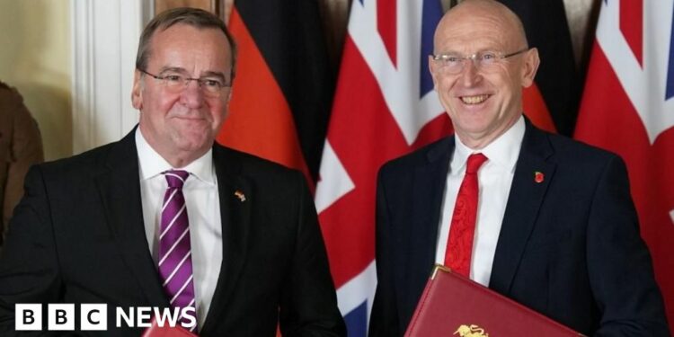 UK and Germany sign landmark 'defence' treaty