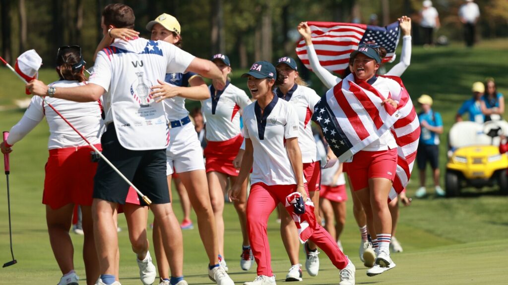 U.S. beats Europe to win Solheim Cup for first time since 2017