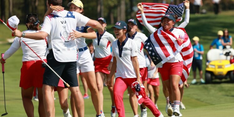 U.S. beats Europe to win Solheim Cup for first time since 2017