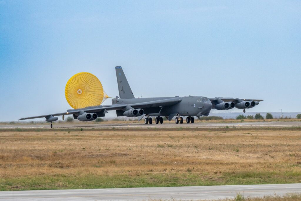 US bombers arrive in Romania for Bomber Task Force 24-4 > Air Force > Article Display