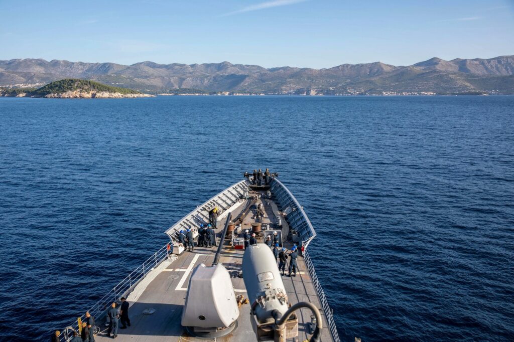 USS Leyte Gulf (CG 55) Arrives in Croatia > U.S. Naval Forces Europe and Africa / U.S. Sixth Fleet > News