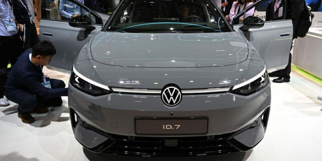 VW Stumbles in China As German Auto Giants Struggle in EV Race