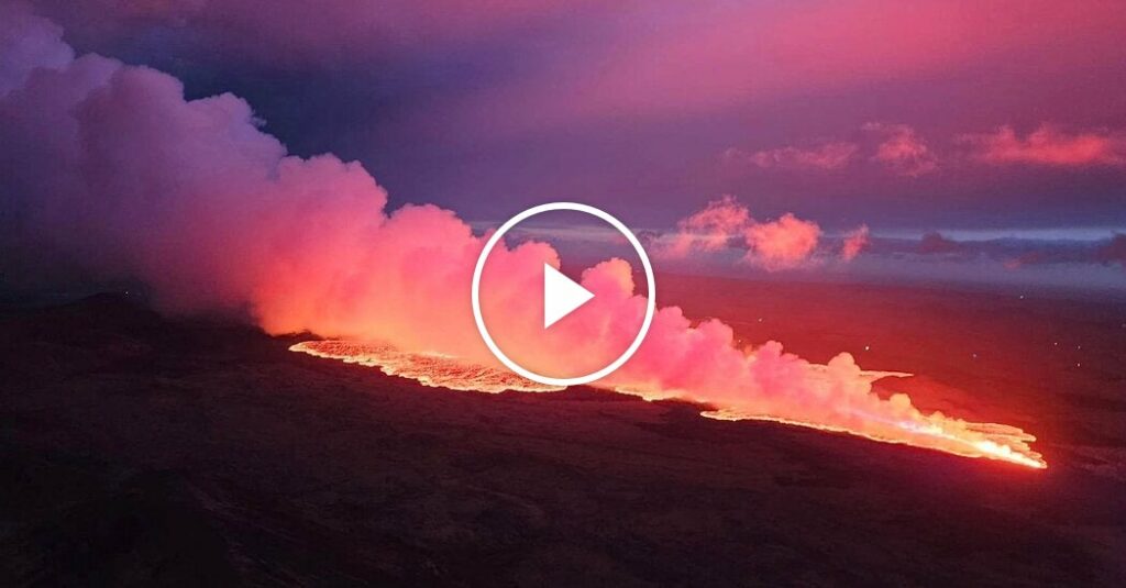 Video: Iceland Volcano Erupts for Sixth Time in Less Than a Year - The New York Times