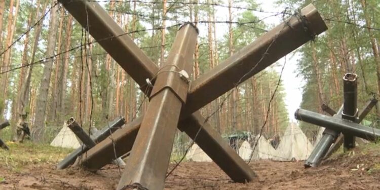 Video. Lithuania unveils equipment park as part of Baltic Defence Line - Euronews