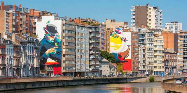 Where to See Best Street Art in Europe: Liege Belgium Has Stunning Collection