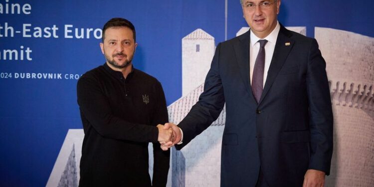 Zelenskiy meets Croatia PM ahead of Ukraine-South East Europe summit