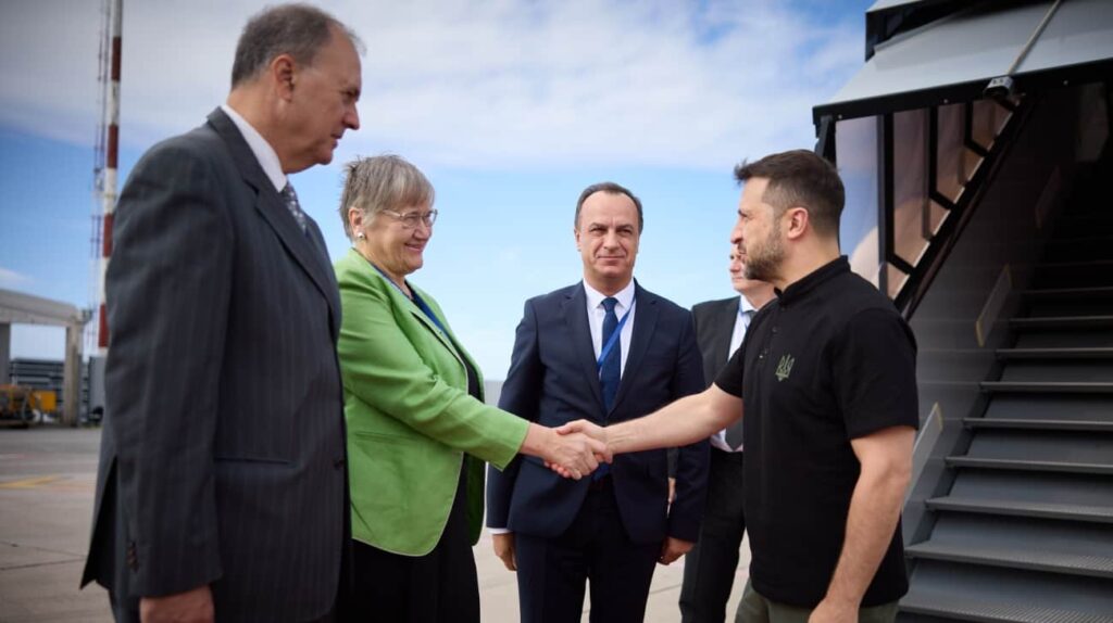 Zelenskyy arrives in Croatia | Ukrainska Pravda