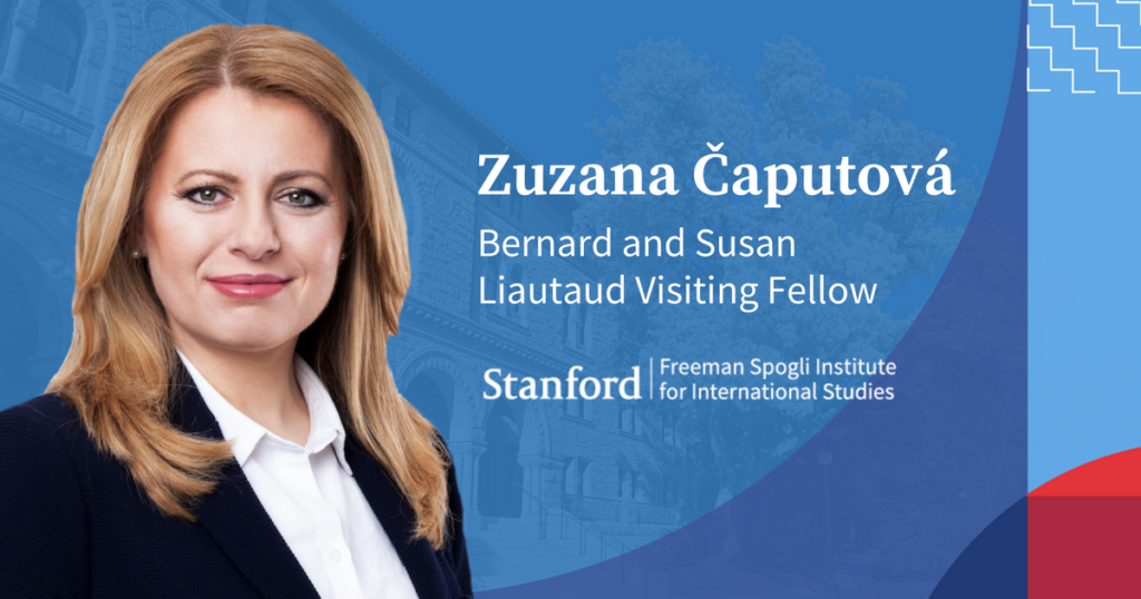 Zuzana Čaputová Appointed the Bernard and Susan Liautaud Visiting Fellow