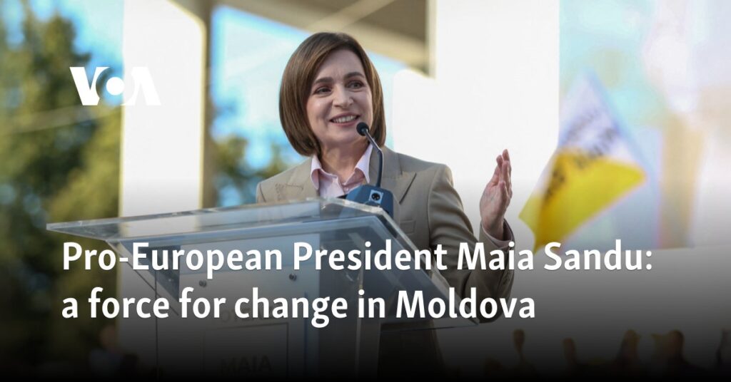 a force for change in Moldova 