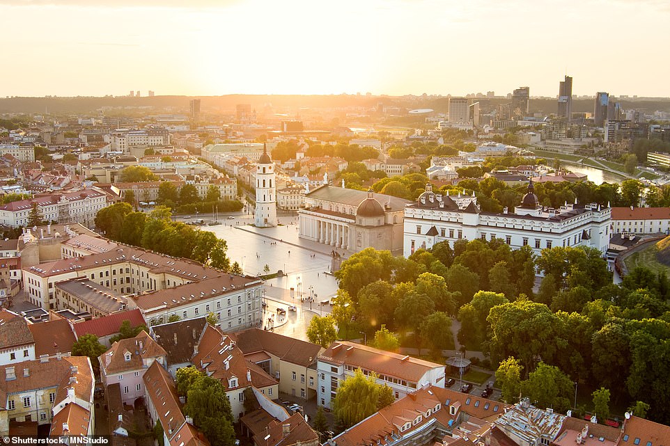 14. VILNIUS, LITHUANIA: This city celebrated its 700th anniversary last year and has a 'fascinating' but 'often tumultuous' history. Plus great nightclubs, including 'prison-turned-cultural space Lukiskes 2.0, 'the best offering this side of Berlin'