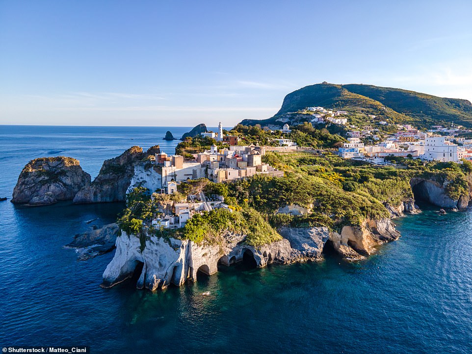 21. PONZA, ITALY: 'Ponza has somehow flown under the radar as international travellers flock to the more well-known Italian isles of Capri, Sicily and Sardinia,' says Time Out, adding: 'More fool them. [Here], swimmers take to natural pools and dip into ancient grottoes; sunbathers fill sandy beaches in crescent-shaped coves, and diners enjoy fresh seafood at harbourfront restaurants'