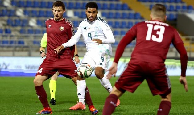 UK Government decision: Northern Ireland face Belarus in Nations League at Windsor Park