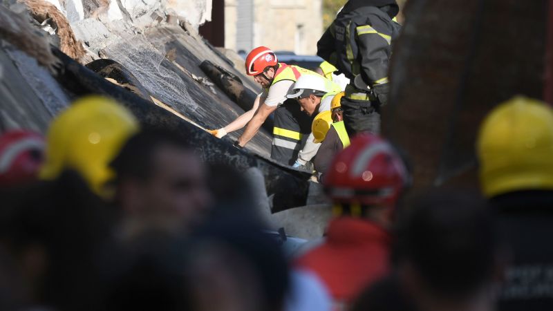 Serbia: Eight killed after railway station roof collapses in Serbia