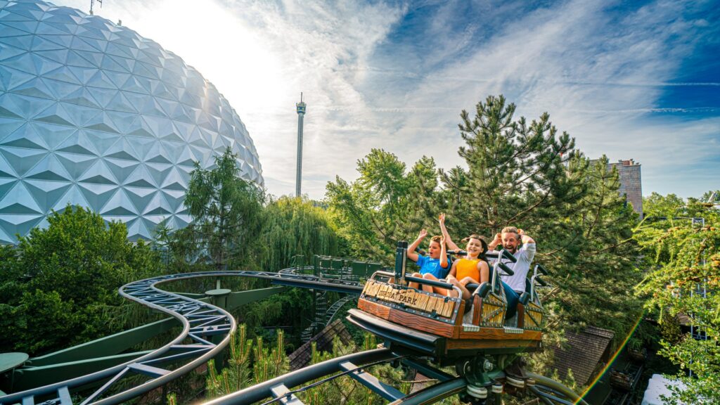 European theme park where you ‘visit’ Greece, Spain and Italy in a day has new roller coaster that’s world’s steepest