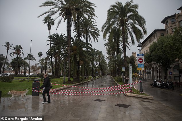 Palma has battened down the hatches after Spain 's national weather service warned the brutal weather system that triggered mass floods was headed for Majorca