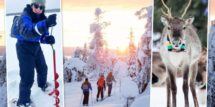 I visited the European winter wonderland with reindeer racing and 200 days of snow