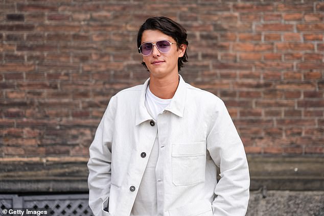 Count Nikolai of Monpezat pictured during Copenhagen Fashion Week in August