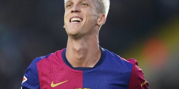 Barcelona attacker Dani Olmo on November 3, 2024