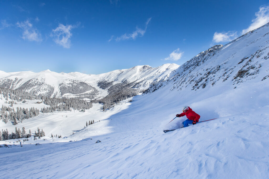 Arapahoe Basin East Wall 2 Dave Camara skier Bruce Ruff