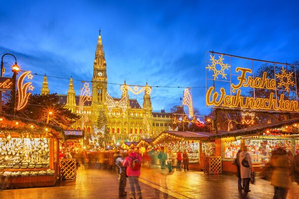 Christmas market in Vienna