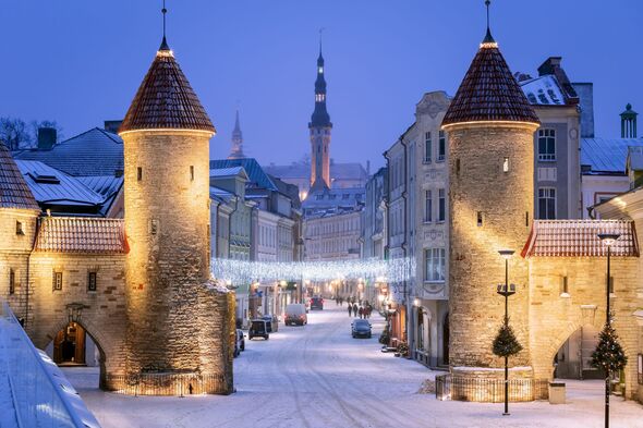 Viru Väravad, Viru Gate, Tallinn, Estonia